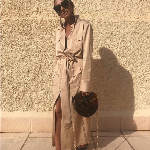 BLOGGERS FAVORITE ZARA STUDIO Long Shirt Dress - Picture 2 of 8